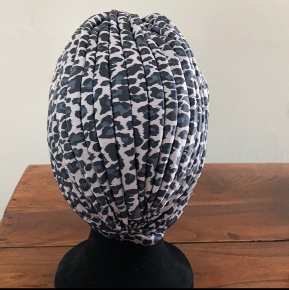NWOT Leopard Print Turban - Picture 4 of 4